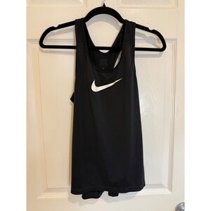 Nike‎ Pro Tank Top Sleeveless Athletic Racerback Activewear Black Small